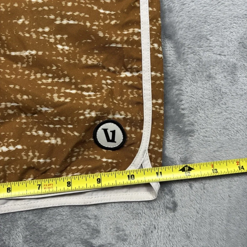 Vuori Cruise Boardshort Caramel Slub V314 CSB Men's Swim Trunk Size 32
